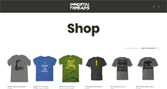 Desktop Screenshot of immortalthreads.com